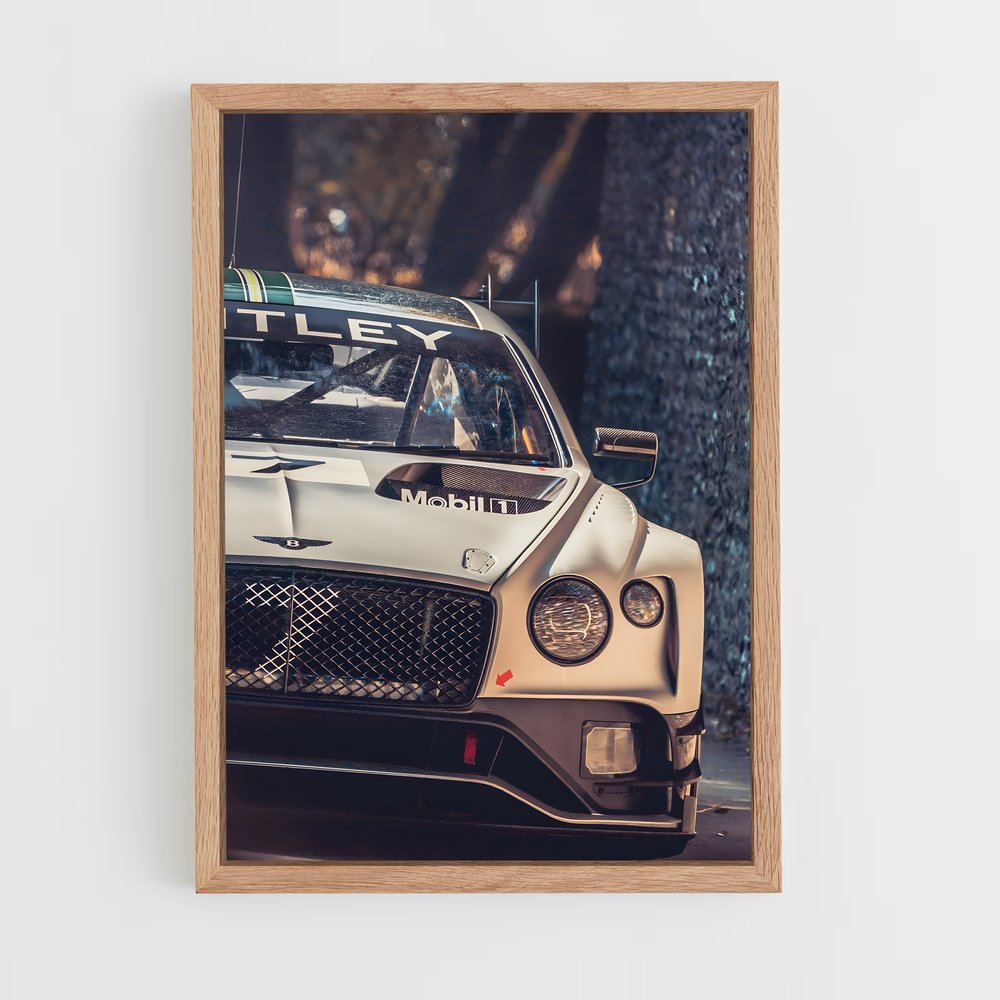 Poster Évasion Blanc – affiche Bentley (vue 4)